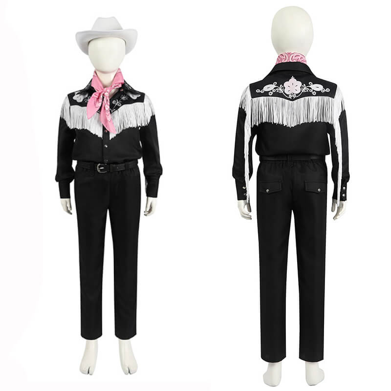 Kids Ken Cowboy Outfit 2023 Doll Movie Western Ken Cosplay Costume for –  Kellychic