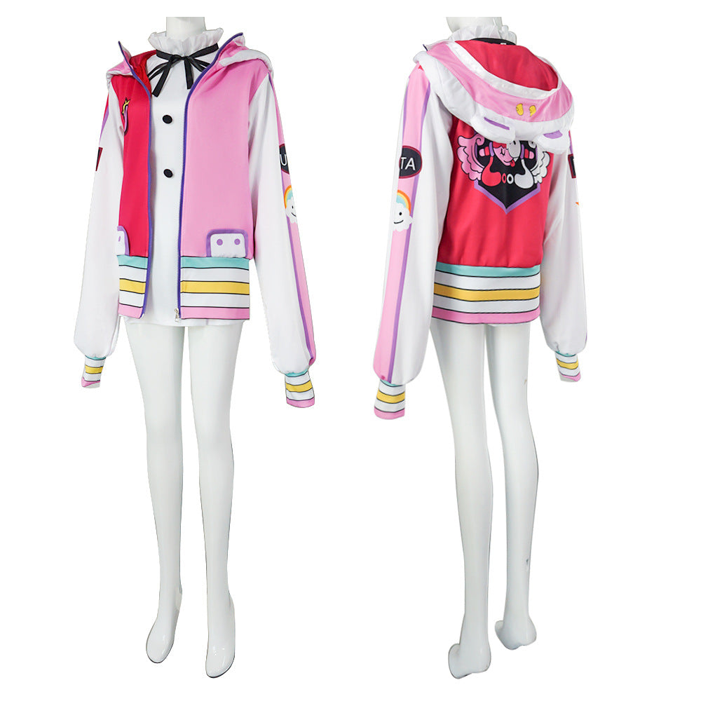 One Piece Uta Outfits Cosplay Costume Halloween Carnival Suit
