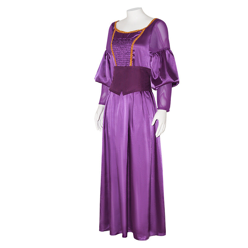 2023 The Little Mermaid Ursula Vanessa Purple Dress Cosplay Costume Halloween Costume