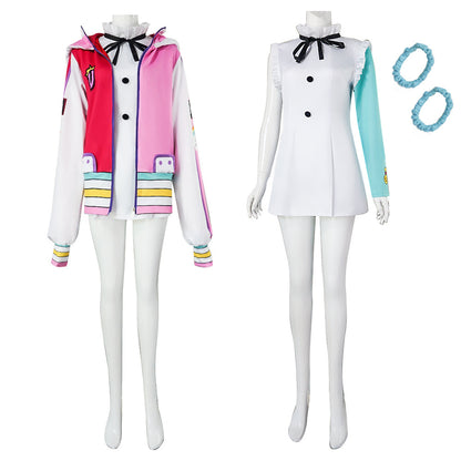 One Piece Uta Outfits Cosplay Costume Halloween Carnival Suit
