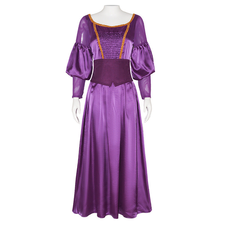 2023 The Little Mermaid Ursula Vanessa Purple Dress Cosplay Costume Halloween Costume