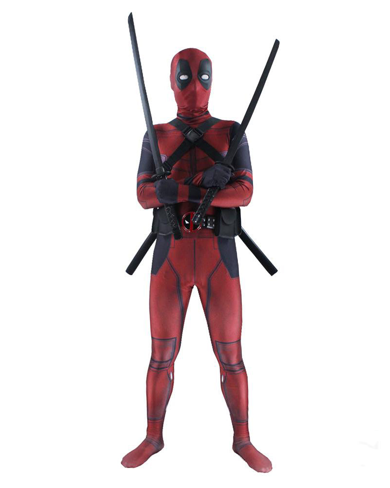 2020 Deadpool Jumpsuit Cosplay Costume Bodysuits Suit for Adults