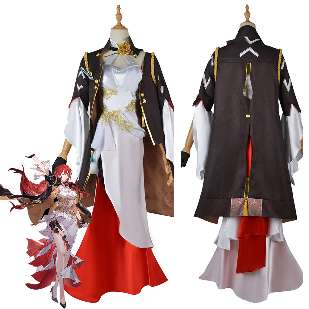 Honkai: Star Rail Himeko Cosplay Costume Outfits Halloween Carnival Party Disguise Suit