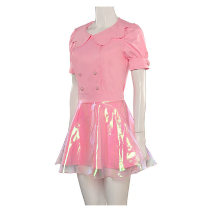 2023 Doll Movie Pink Skirt Outfits Halloween Carnival Cosplay Costume