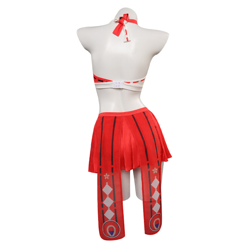 Genshin Impact Yae Miko Swimsuit Cosplay Costume Outfits Halloween Carnival Party Suit