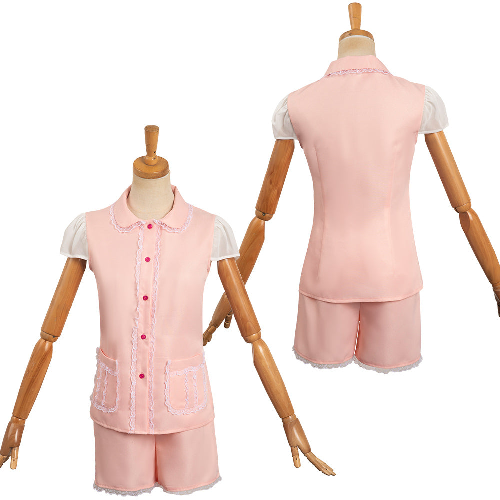 2023 Doll Movie Sleepwear Two-Pieces Pajamas Outfits Halloween Carnival Cosplay Costume