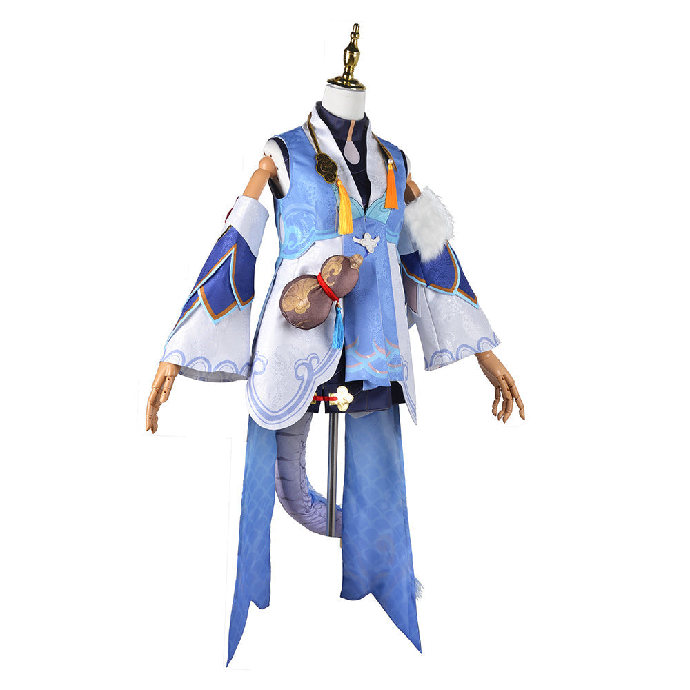 Honkai: Star Rail Bailu Cosplay Costume Halloween Carnival Party Disguise Suit