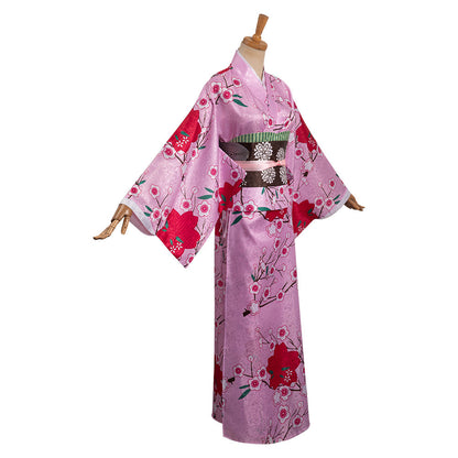 Demon Slayer Kanroji Mitsuri Kimono Outfits Cosplay Costume