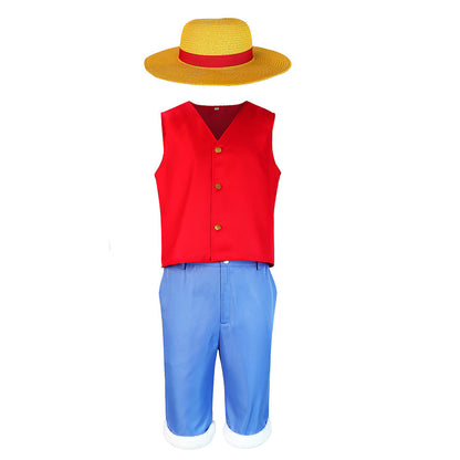One Piece Luffy Outfits Halloween Carnival Suit Cosplay Costume