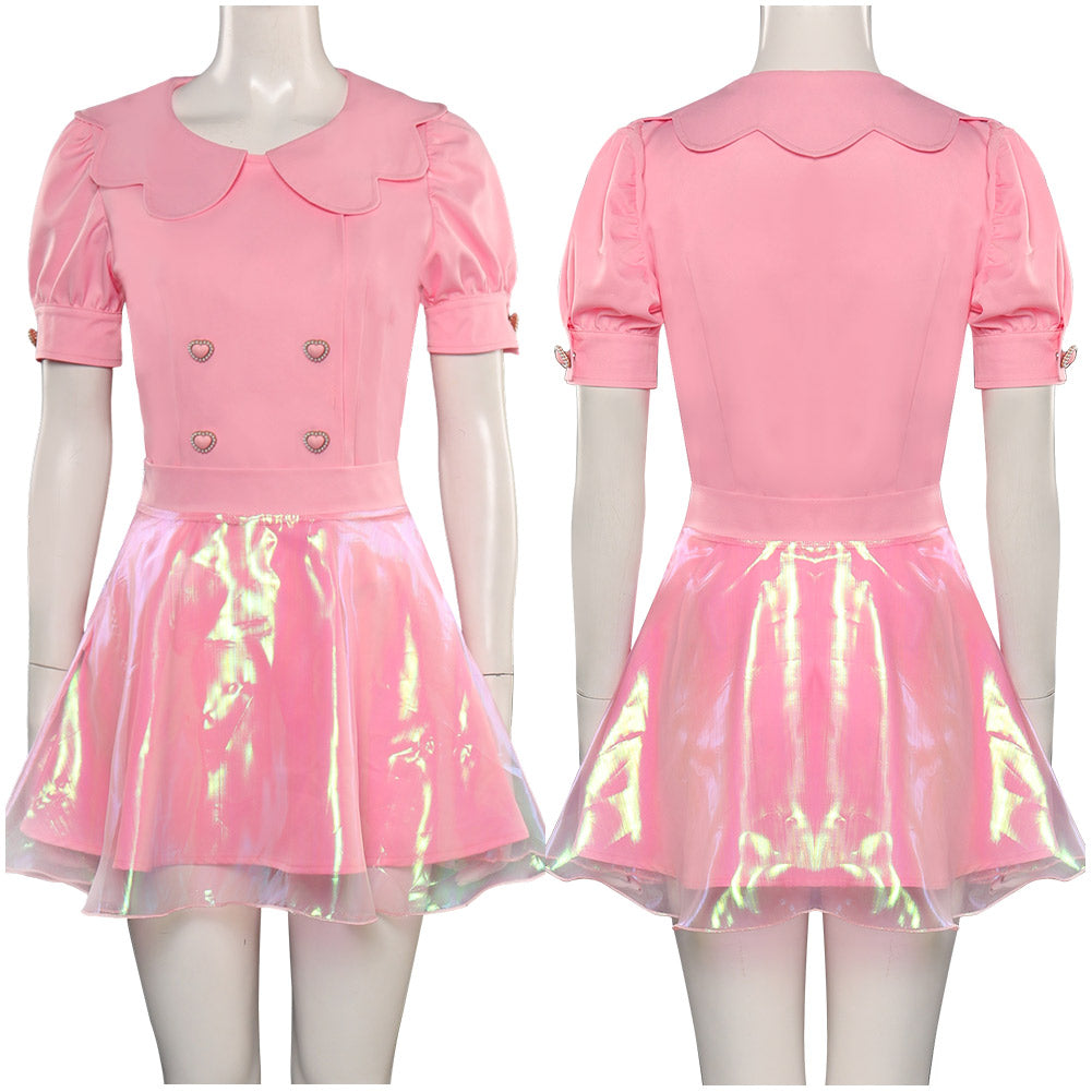 2023 Doll Movie Pink Skirt Outfits Halloween Carnival Cosplay Costume