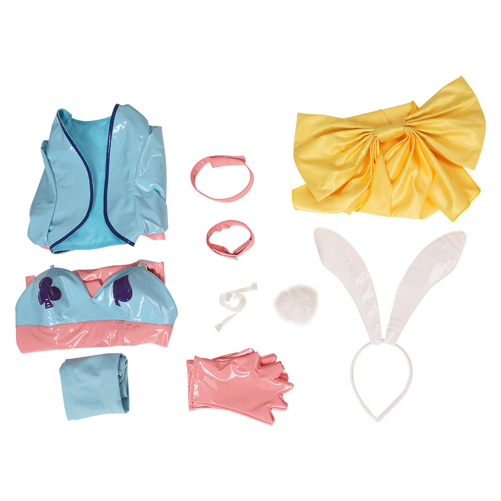 HUNTERxHUNTER HxH HISOKA Bunny Girl Outfit Cosplay Costume