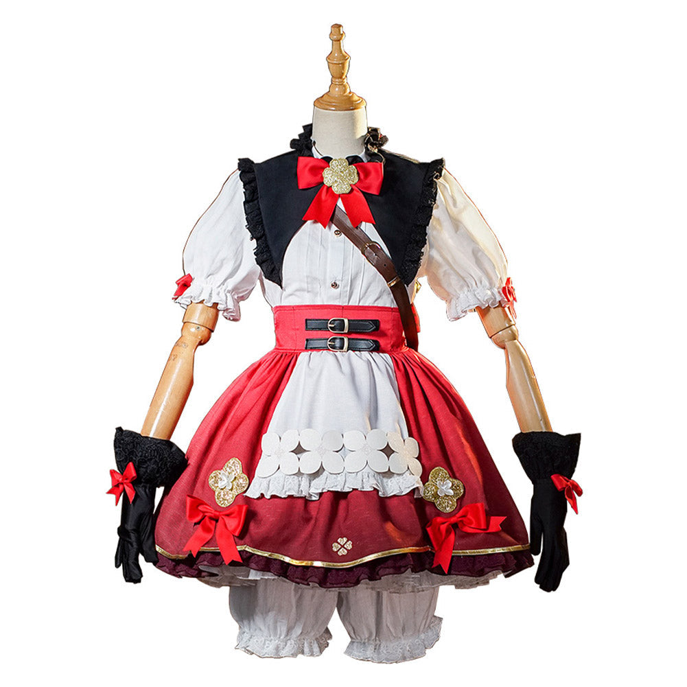 Genshin Impact Klee Outfits Halloween Carnival Cosplay Costume