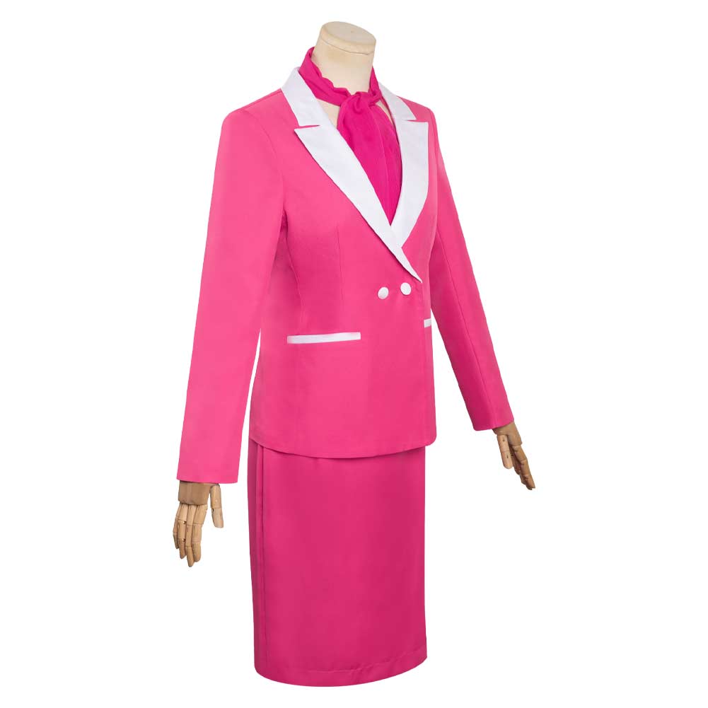 2023 Movie Pink Uniform Skirt Outfits Halloween Carnival Suit Cosplay Costume