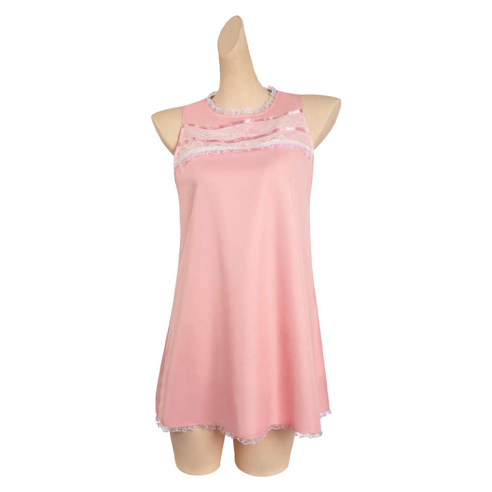 2023 Movie Nightgown Pink  Sleepwear Dress Outfits Halloween Carnival Cosplay Costume