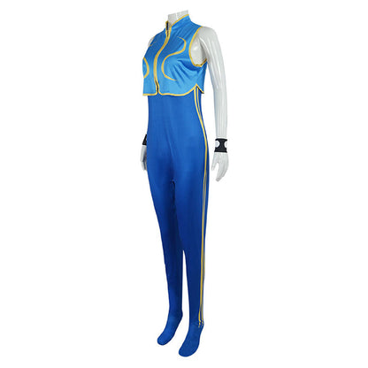 Street Fighter ZERO Chun Li Cosplay Costume Outfits Halloween Carnival Party Disguise Suit