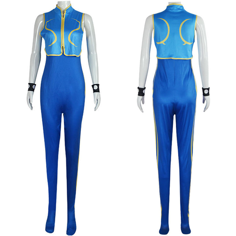 Street Fighter ZERO Chun Li Cosplay Costume Outfits Halloween Carnival Party Disguise Suit