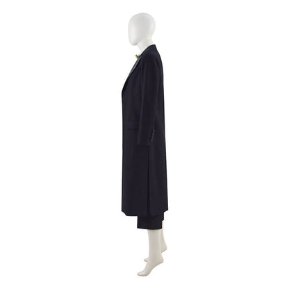 Doctor Who 13th Doctor Black Trench Costume Full Set