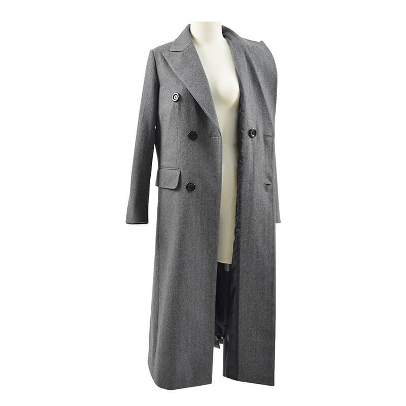 Doctor Who 13th Doctor Grey Long Trench Costume