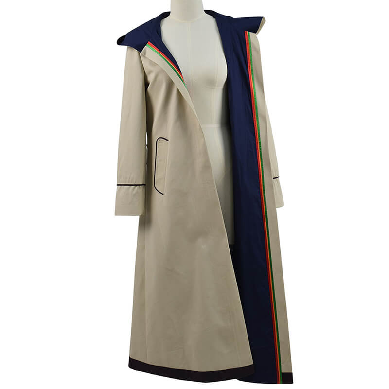 Doctor Who 13th Doctor Khaki Trench Costume