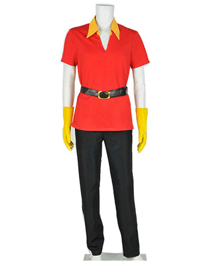 Adult Gaston Halloween Costume Gaston Cosplay Outfit