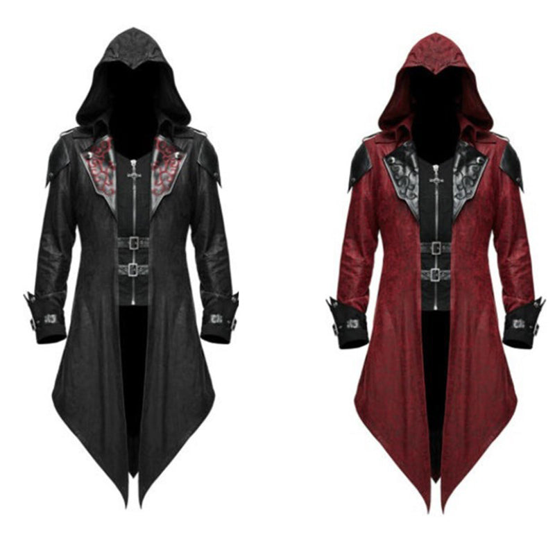 Assassin's Creed Jackets Hooded Coat Costume for Adult