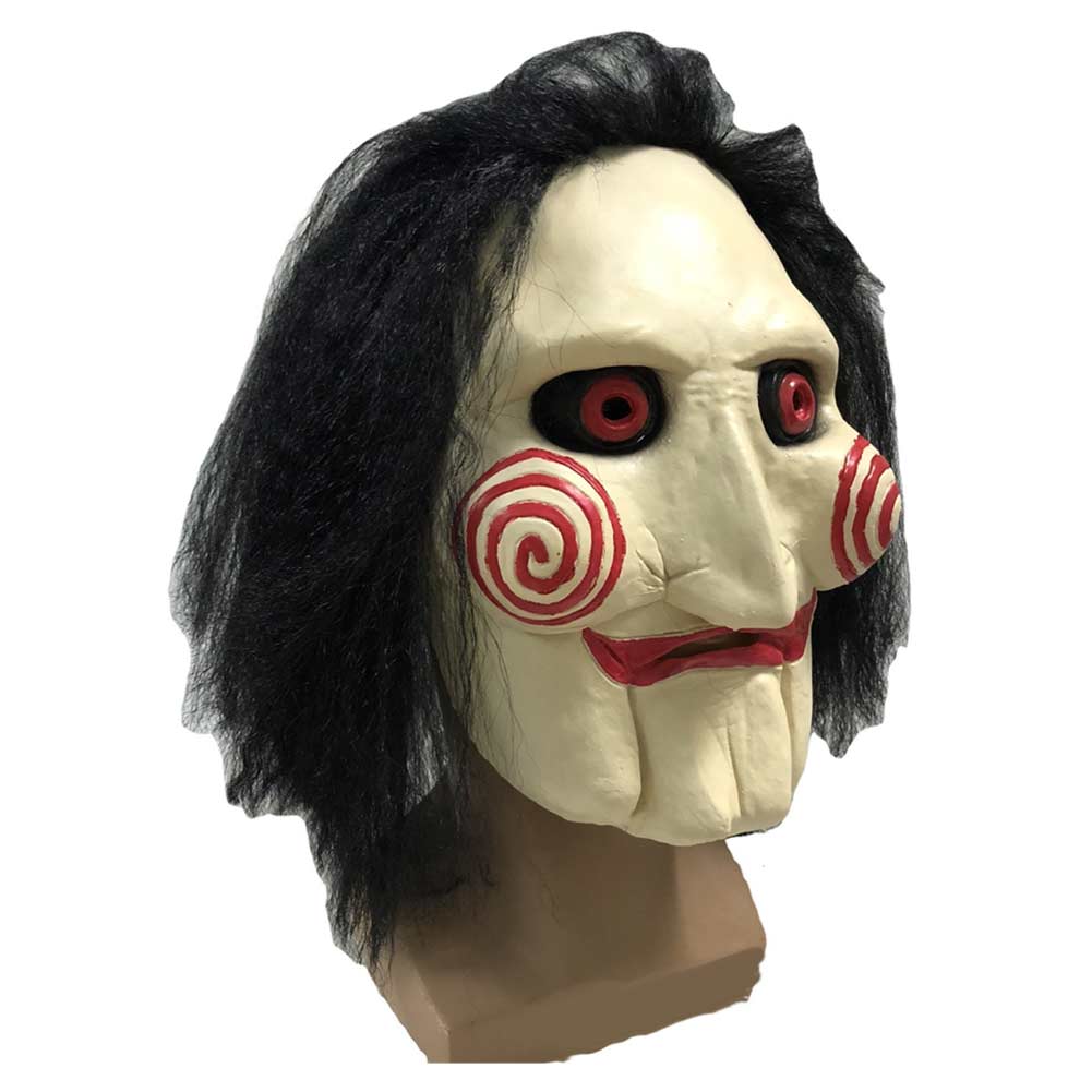 Horror Movie Saw X Saw 10 Jigsaw Killer Cosplay Wig Heat Resistant Synthetic Hair Halloween Party Props