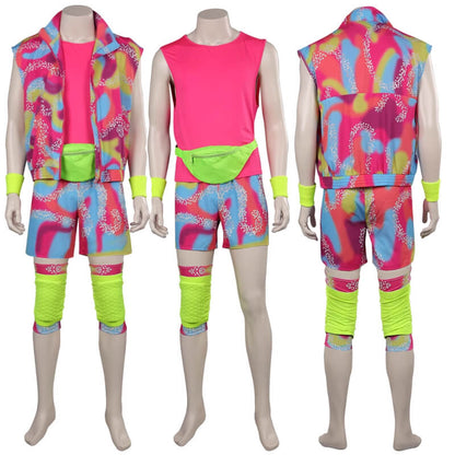 Ryan Gosling Ken Skater Outfit 2023 Doll Movie Ken Sportswear Cosplay Costume
