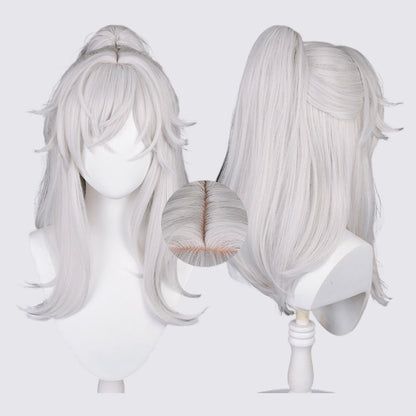 Honkai: Star Rail Jing Yuan Cosplay Wig Heat Resistant Synthetic Hair Carnival Halloween Party Props