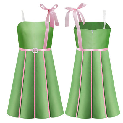 2023 Doll Movie Margot Robbie Cosplay Costume Beach Party Green Dress Swimwear