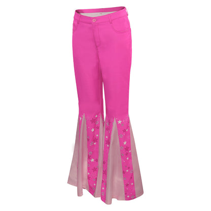 2023 Movie Pink Pants Women  Halloween Carnival Party Cosplay Costume