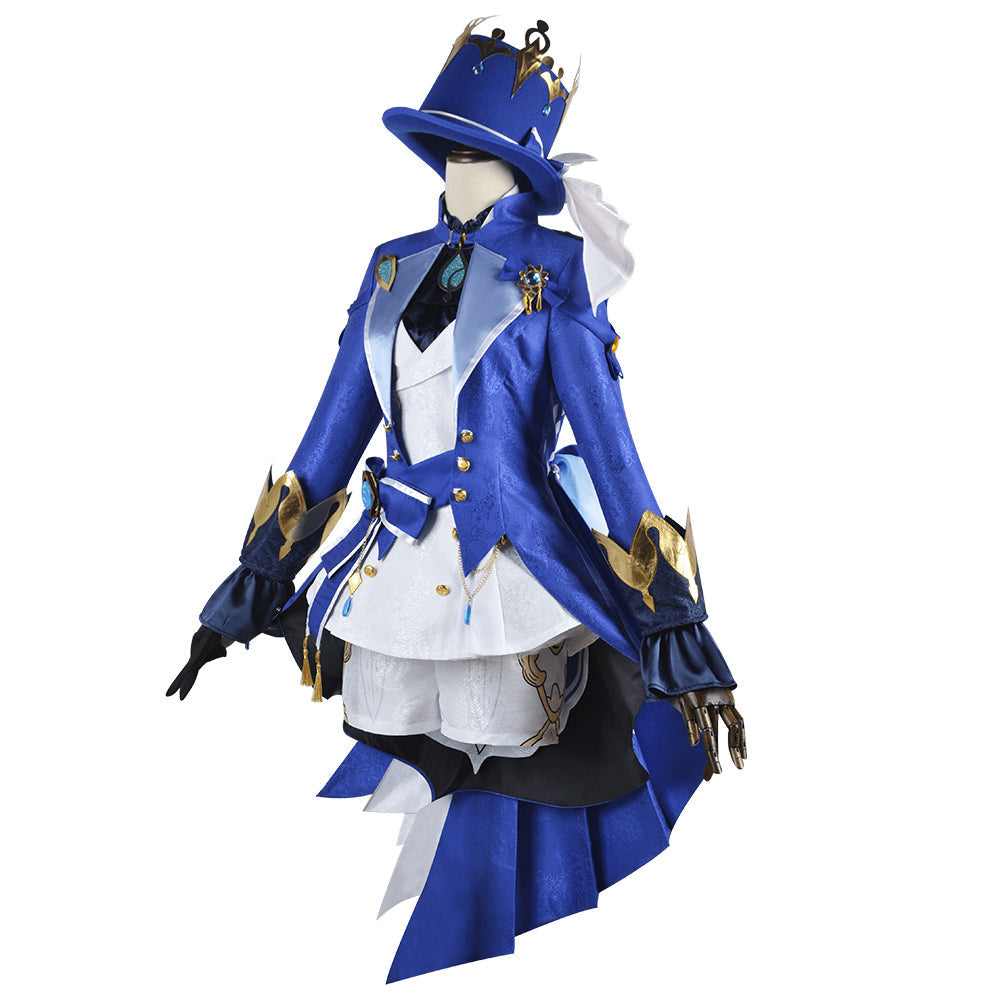 Game Genshin Impact Focalors Outfits Halloween Carnival Cosplay Costume