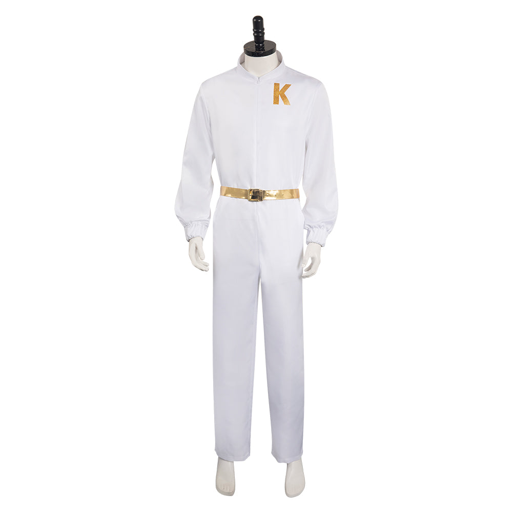 Movie Ken White Men Outfits Halloween Carnival Cosplay Costume