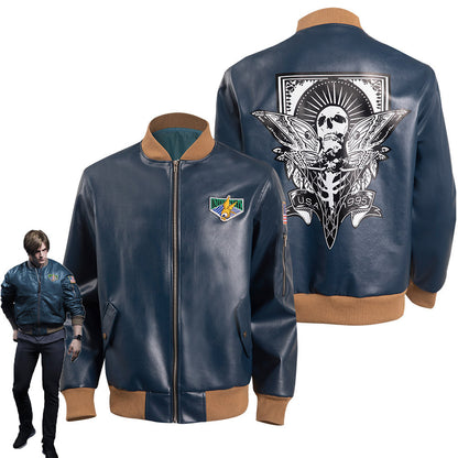 Resident Evil 4 Remake Leon S.Kennedy Cosplay Costume Halloween Carnival Suit